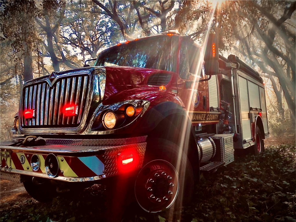 ambulance image under sunlight